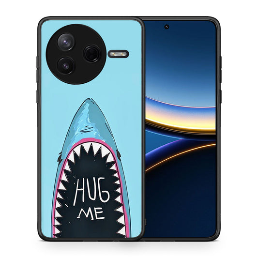 Θήκη Xiaomi Poco F7 Pro Hug Me από τη Smartfits με σχέδιο στο πίσω μέρος και μαύρο περίβλημα | Xiaomi Poco F7 Pro Hug Me case with colorful back and black bezels