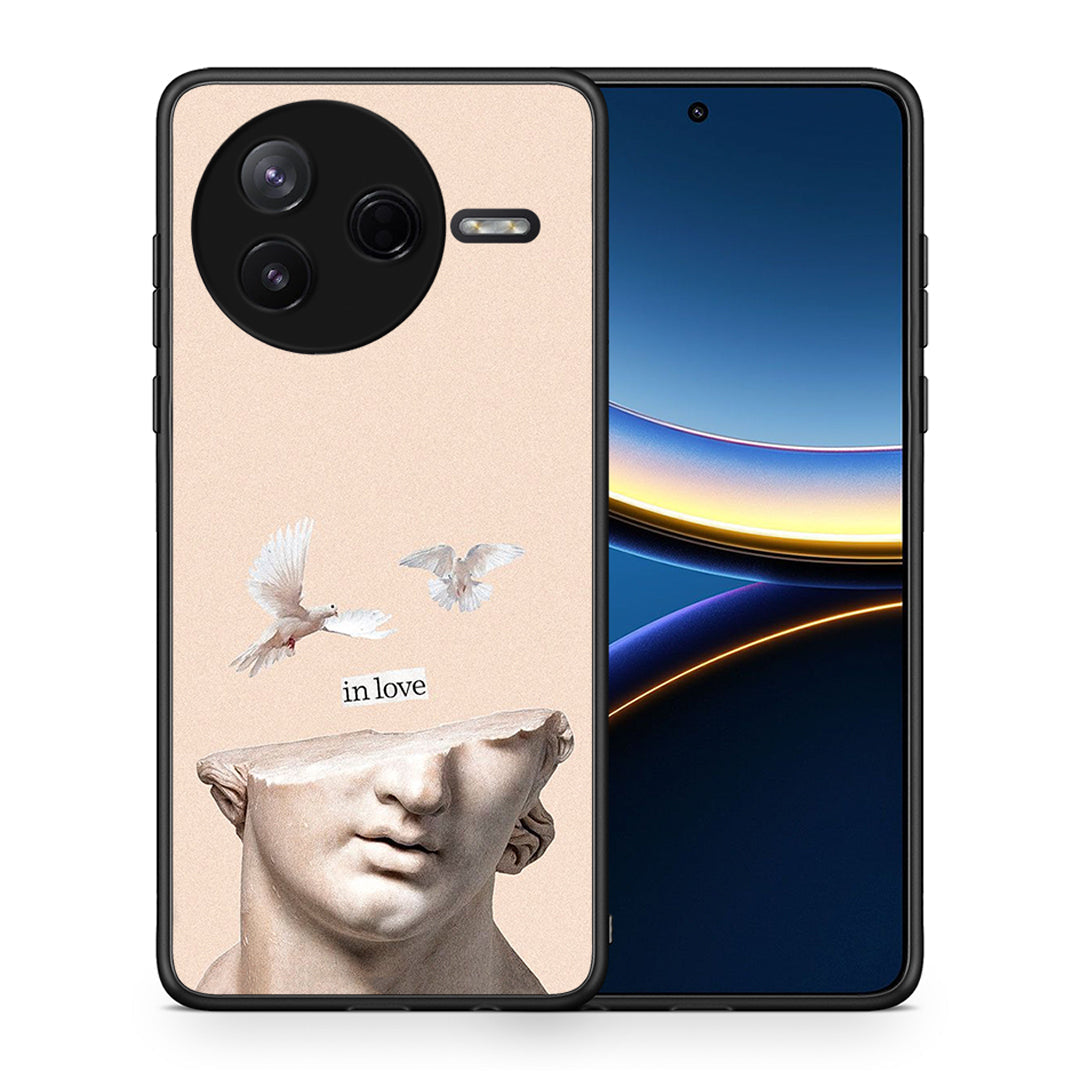 Θήκη Xiaomi Poco F7 Pro In Love από τη Smartfits με σχέδιο στο πίσω μέρος και μαύρο περίβλημα | Xiaomi Poco F7 Pro In Love case with colorful back and black bezels
