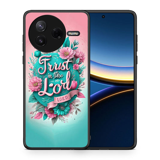 Θήκη Xiaomi Poco F7 Pro Lord Trust από τη Smartfits με σχέδιο στο πίσω μέρος και μαύρο περίβλημα | Xiaomi Poco F7 Pro Lord Trust case with colorful back and black bezels