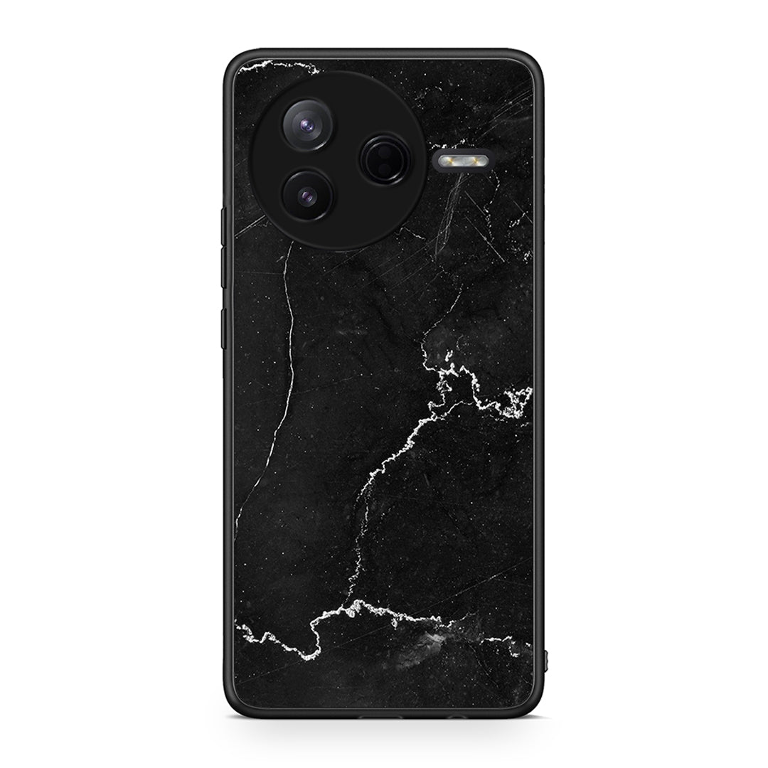 Xiaomi Poco F7 Pro Marble Black θήκη από τη Smartfits με σχέδιο στο πίσω μέρος και μαύρο περίβλημα | Smartphone case with colorful back and black bezels by Smartfits