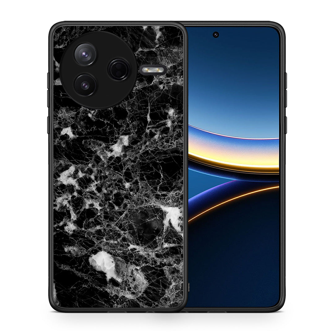 Θήκη Xiaomi Poco F7 Pro Male Marble από τη Smartfits με σχέδιο στο πίσω μέρος και μαύρο περίβλημα | Xiaomi Poco F7 Pro Male Marble case with colorful back and black bezels