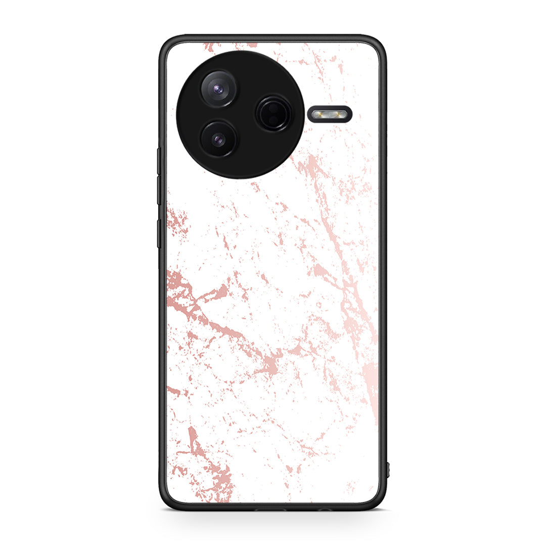116 - Xiaomi Poco F7 Pro Pink Splash Marble case, cover, bumper