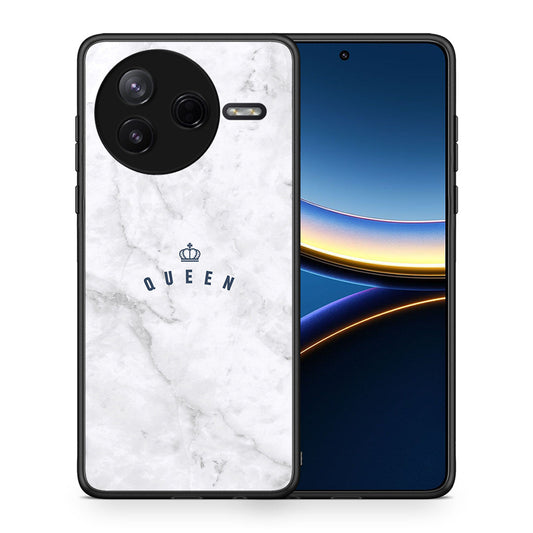 Θήκη Xiaomi Poco F7 Pro Queen Marble από τη Smartfits με σχέδιο στο πίσω μέρος και μαύρο περίβλημα | Xiaomi Poco F7 Pro Queen Marble case with colorful back and black bezels