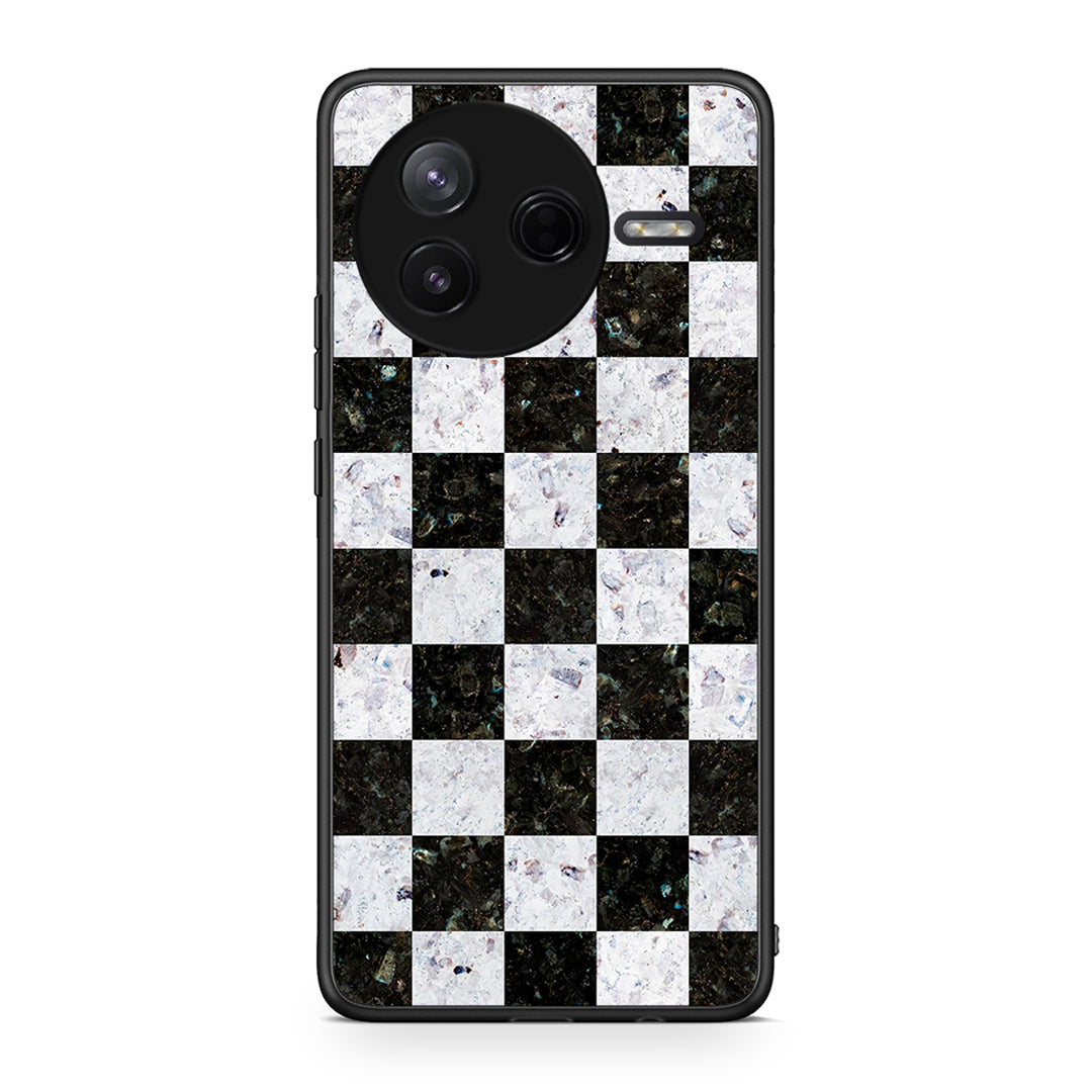 4 - Xiaomi Poco F7 Pro Square Geometric Marble case, cover, bumper
