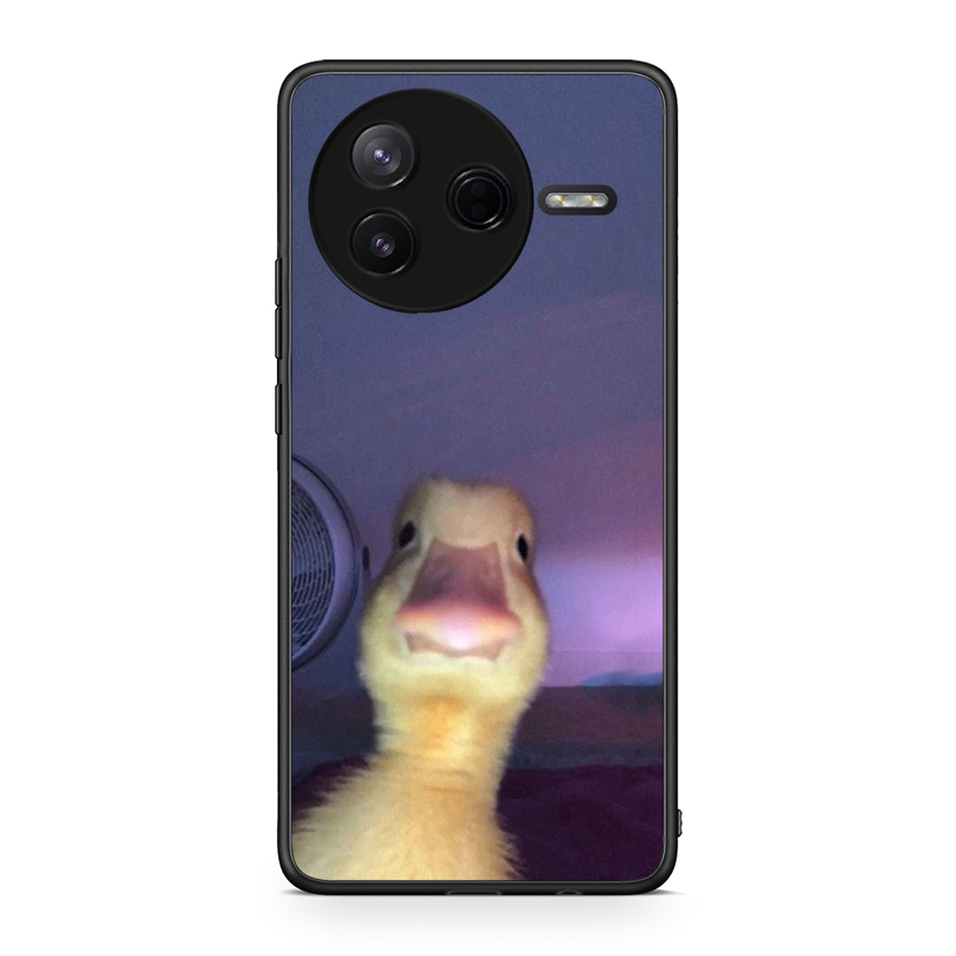 Xiaomi Poco F7 Pro Meme Duck θήκη από τη Smartfits με σχέδιο στο πίσω μέρος και μαύρο περίβλημα | Smartphone case with colorful back and black bezels by Smartfits