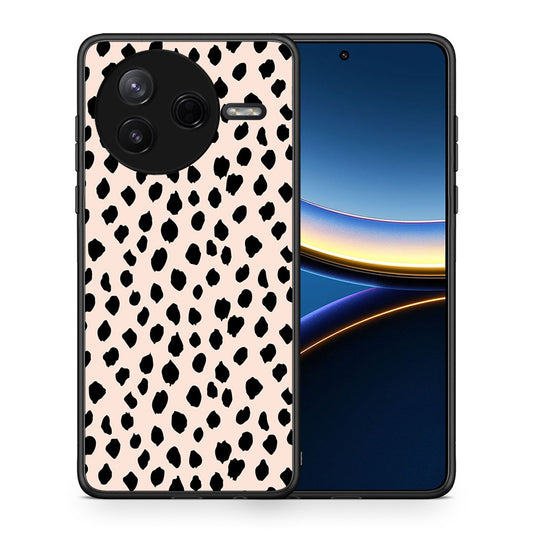Θήκη Xiaomi Poco F7 Pro New Polka Dots από τη Smartfits με σχέδιο στο πίσω μέρος και μαύρο περίβλημα | Xiaomi Poco F7 Pro New Polka Dots case with colorful back and black bezels