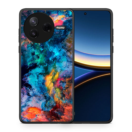 Θήκη Xiaomi Poco F7 Pro Crayola Paint από τη Smartfits με σχέδιο στο πίσω μέρος και μαύρο περίβλημα | Xiaomi Poco F7 Pro Crayola Paint case with colorful back and black bezels