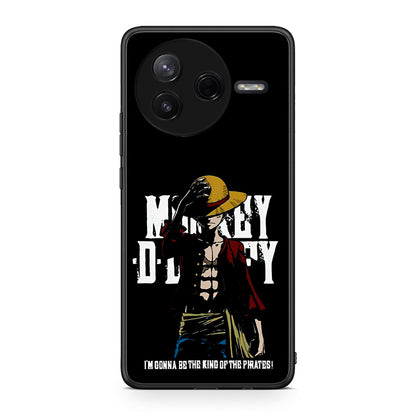 Xiaomi Poco F7 Pro Pirate King θήκη από τη Smartfits με σχέδιο στο πίσω μέρος και μαύρο περίβλημα | Smartphone case with colorful back and black bezels by Smartfits