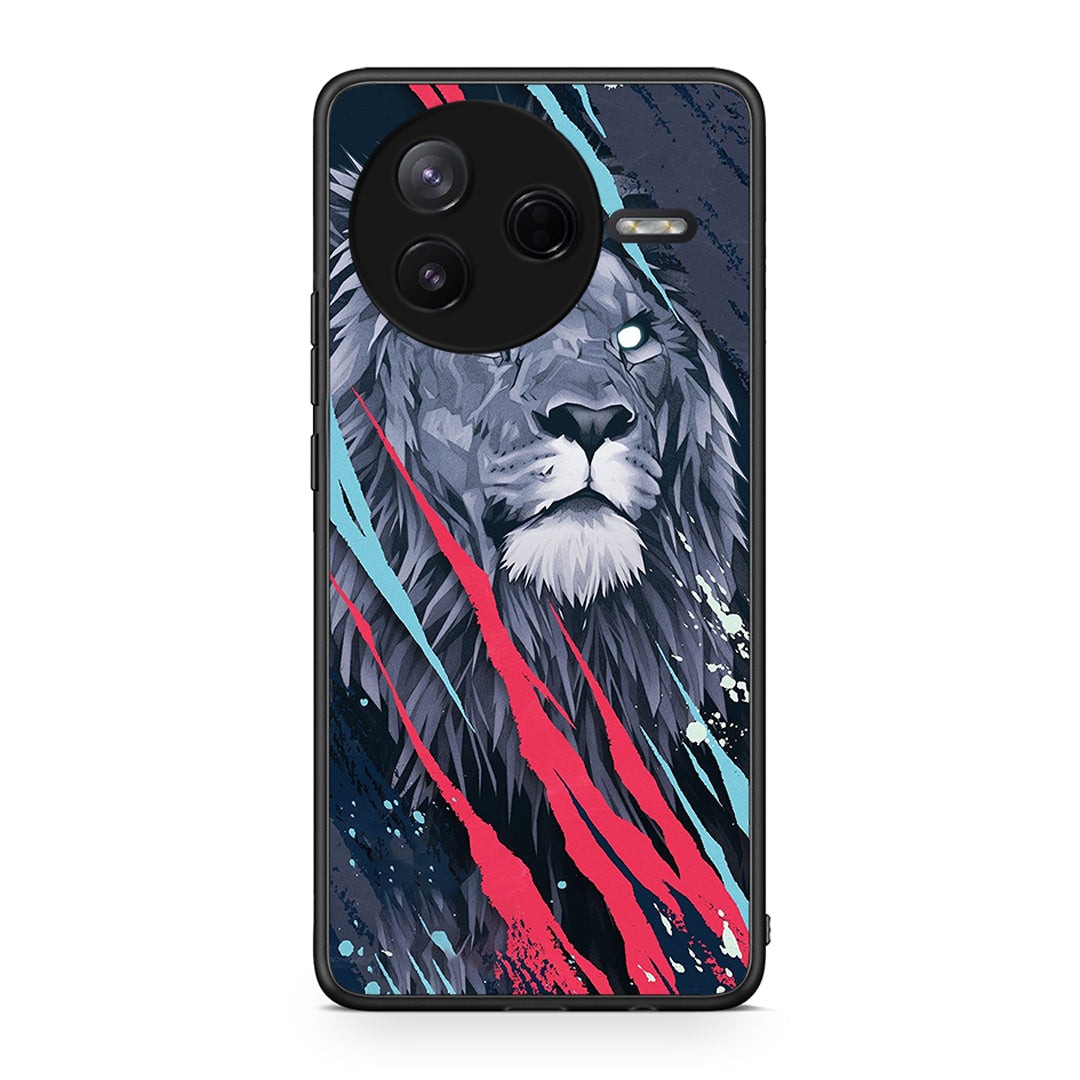 4 - Xiaomi Poco F7 Pro Lion Designer PopArt case, cover, bumper