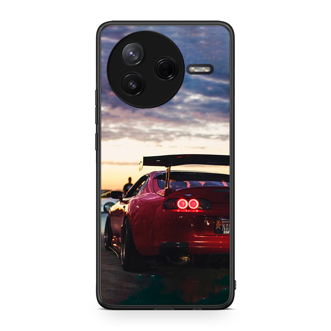 Xiaomi Poco F7 Pro Racing Supra θήκη από τη Smartfits με σχέδιο στο πίσω μέρος και μαύρο περίβλημα | Smartphone case with colorful back and black bezels by Smartfits