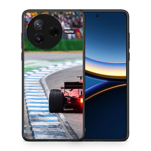 Θήκη Xiaomi Poco F7 Pro Racing Vibes από τη Smartfits με σχέδιο στο πίσω μέρος και μαύρο περίβλημα | Xiaomi Poco F7 Pro Racing Vibes case with colorful back and black bezels