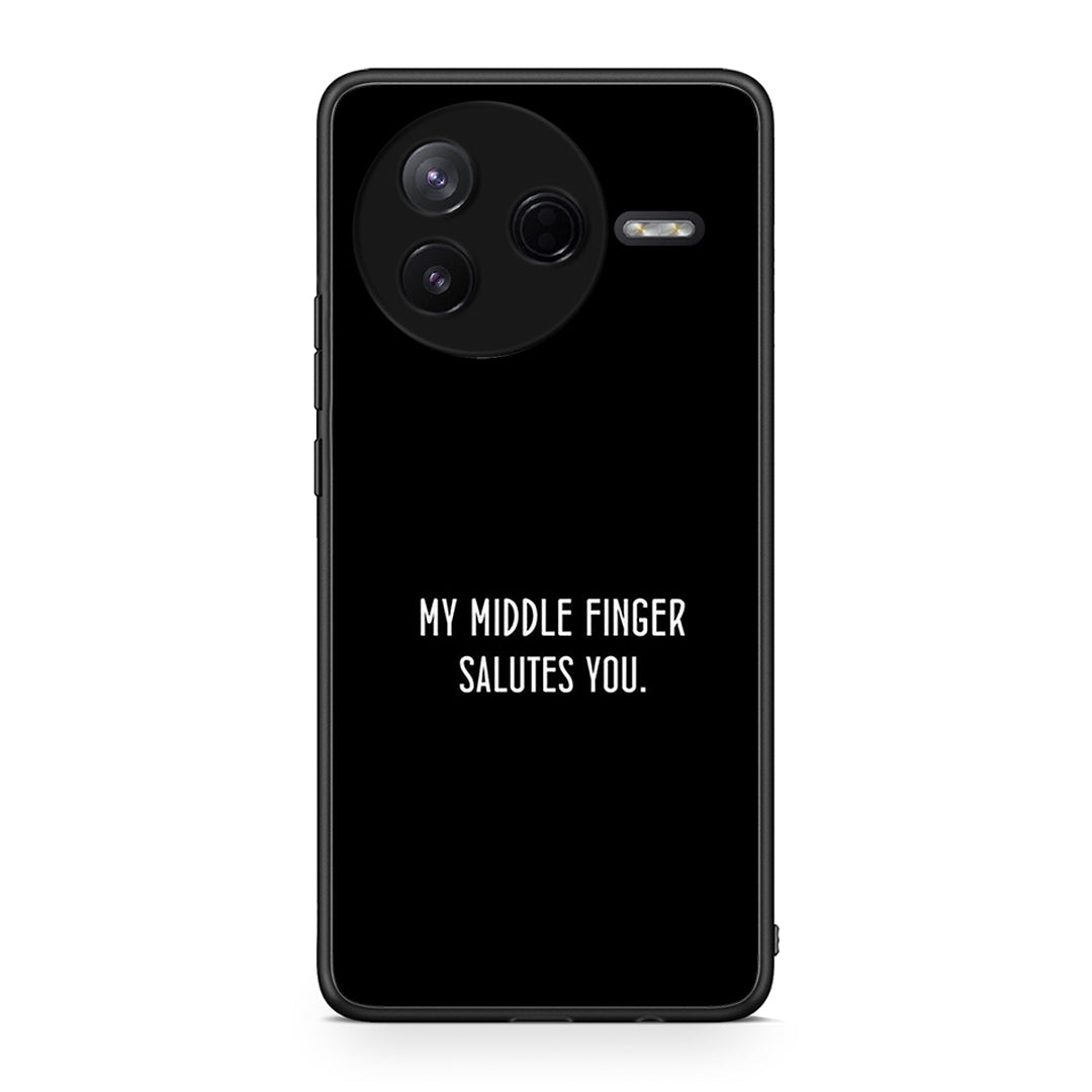 Xiaomi Poco F7 Pro Salute θήκη από τη Smartfits με σχέδιο στο πίσω μέρος και μαύρο περίβλημα | Smartphone case with colorful back and black bezels by Smartfits