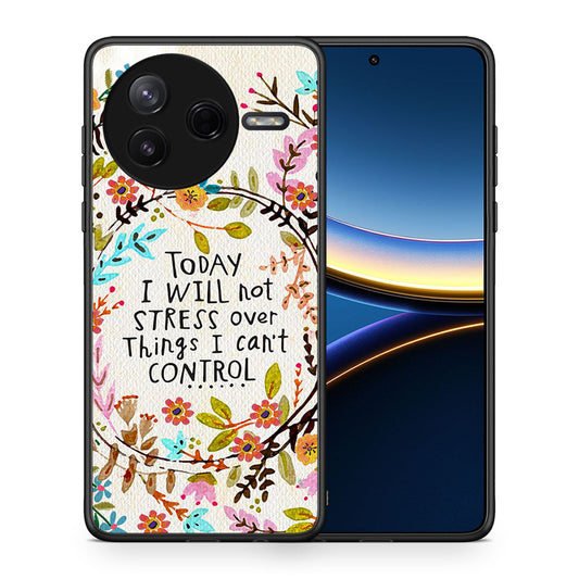 Θήκη Xiaomi Poco F7 Pro Stress Over από τη Smartfits με σχέδιο στο πίσω μέρος και μαύρο περίβλημα | Xiaomi Poco F7 Pro Stress Over case with colorful back and black bezels