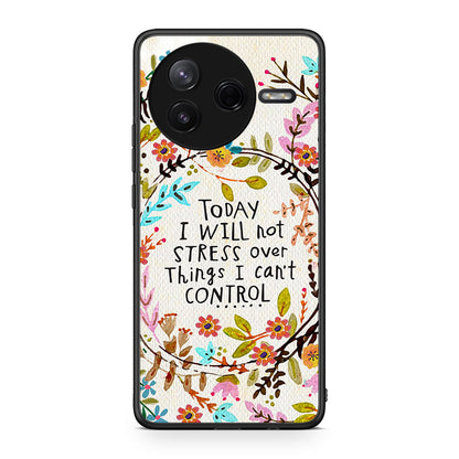 Xiaomi Poco F7 Pro Stress Over θήκη από τη Smartfits με σχέδιο στο πίσω μέρος και μαύρο περίβλημα | Smartphone case with colorful back and black bezels by Smartfits