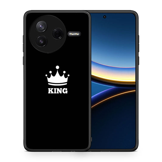Θήκη Xiaomi Poco F7 Pro King Valentine από τη Smartfits με σχέδιο στο πίσω μέρος και μαύρο περίβλημα | Xiaomi Poco F7 Pro King Valentine case with colorful back and black bezels