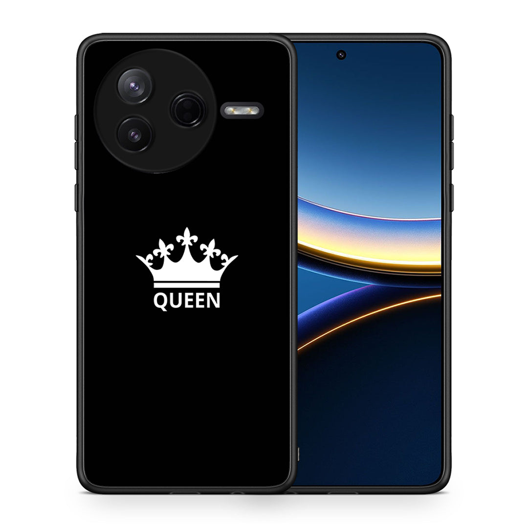 Θήκη Xiaomi Poco F7 Pro Queen Valentine από τη Smartfits με σχέδιο στο πίσω μέρος και μαύρο περίβλημα | Xiaomi Poco F7 Pro Queen Valentine case with colorful back and black bezels