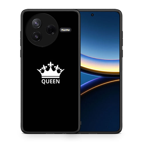 Θήκη Xiaomi Poco F7 Pro Queen Valentine από τη Smartfits με σχέδιο στο πίσω μέρος και μαύρο περίβλημα | Xiaomi Poco F7 Pro Queen Valentine case with colorful back and black bezels