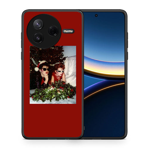 Θήκη Xiaomi Poco F7 Pro Waiting For Xmas από τη Smartfits με σχέδιο στο πίσω μέρος και μαύρο περίβλημα | Xiaomi Poco F7 Pro Waiting For Xmas case with colorful back and black bezels
