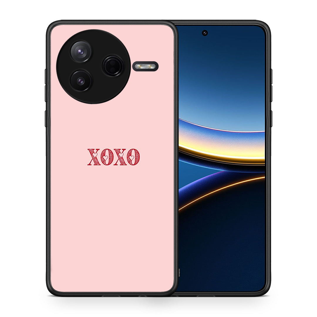 Θήκη Xiaomi Poco F7 Pro XOXO Love από τη Smartfits με σχέδιο στο πίσω μέρος και μαύρο περίβλημα | Xiaomi Poco F7 Pro XOXO Love case with colorful back and black bezels