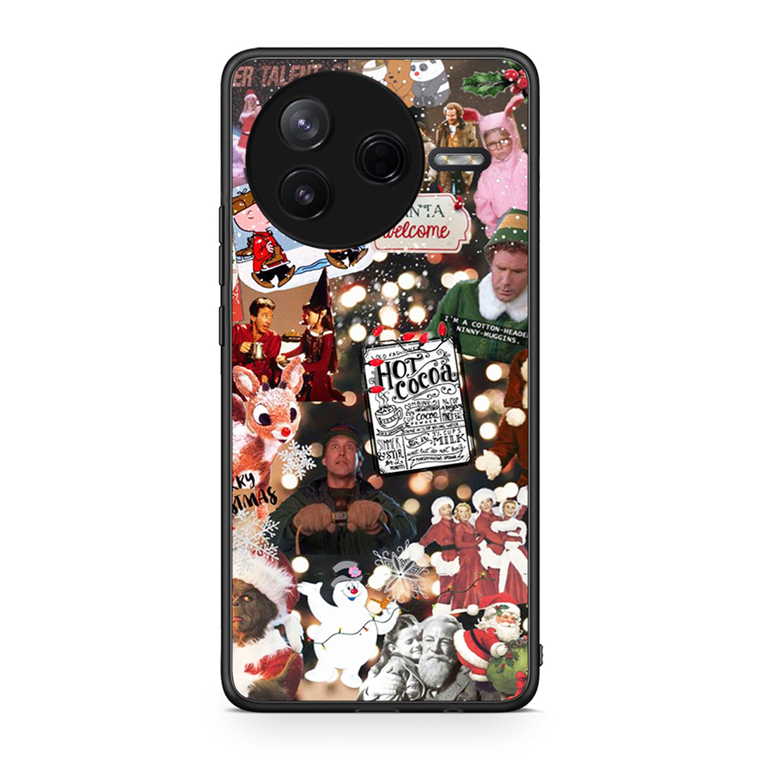 Xiaomi Poco F7 Pro Xmas Movies θήκη από τη Smartfits με σχέδιο στο πίσω μέρος και μαύρο περίβλημα | Smartphone case with colorful back and black bezels by Smartfits