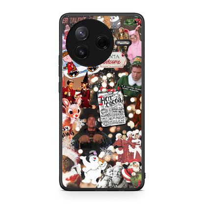 Xiaomi Poco F7 Pro Xmas Movies θήκη από τη Smartfits με σχέδιο στο πίσω μέρος και μαύρο περίβλημα | Smartphone case with colorful back and black bezels by Smartfits
