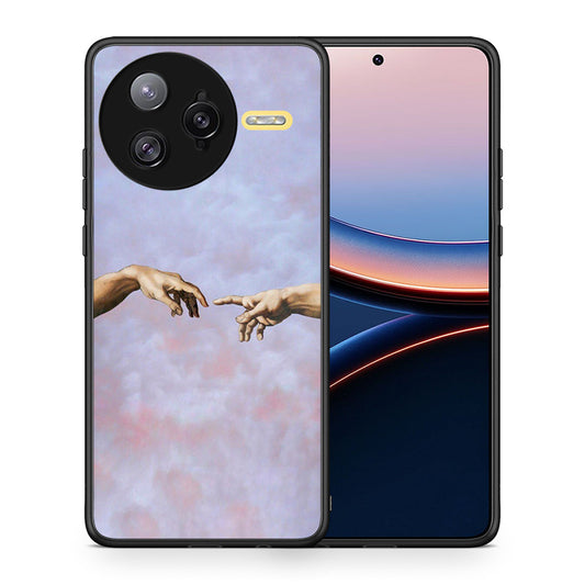 Θήκη Xiaomi Poco F7 Ultra Adam Hand από τη Smartfits με σχέδιο στο πίσω μέρος και μαύρο περίβλημα | Xiaomi Poco F7 Ultra Adam Hand case with colorful back and black bezels