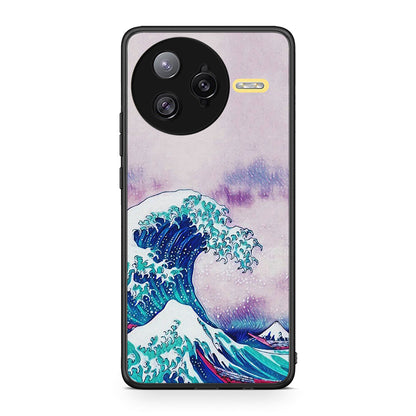 Xiaomi Poco F7 Ultra Blue Waves θήκη από τη Smartfits με σχέδιο στο πίσω μέρος και μαύρο περίβλημα | Smartphone case with colorful back and black bezels by Smartfits
