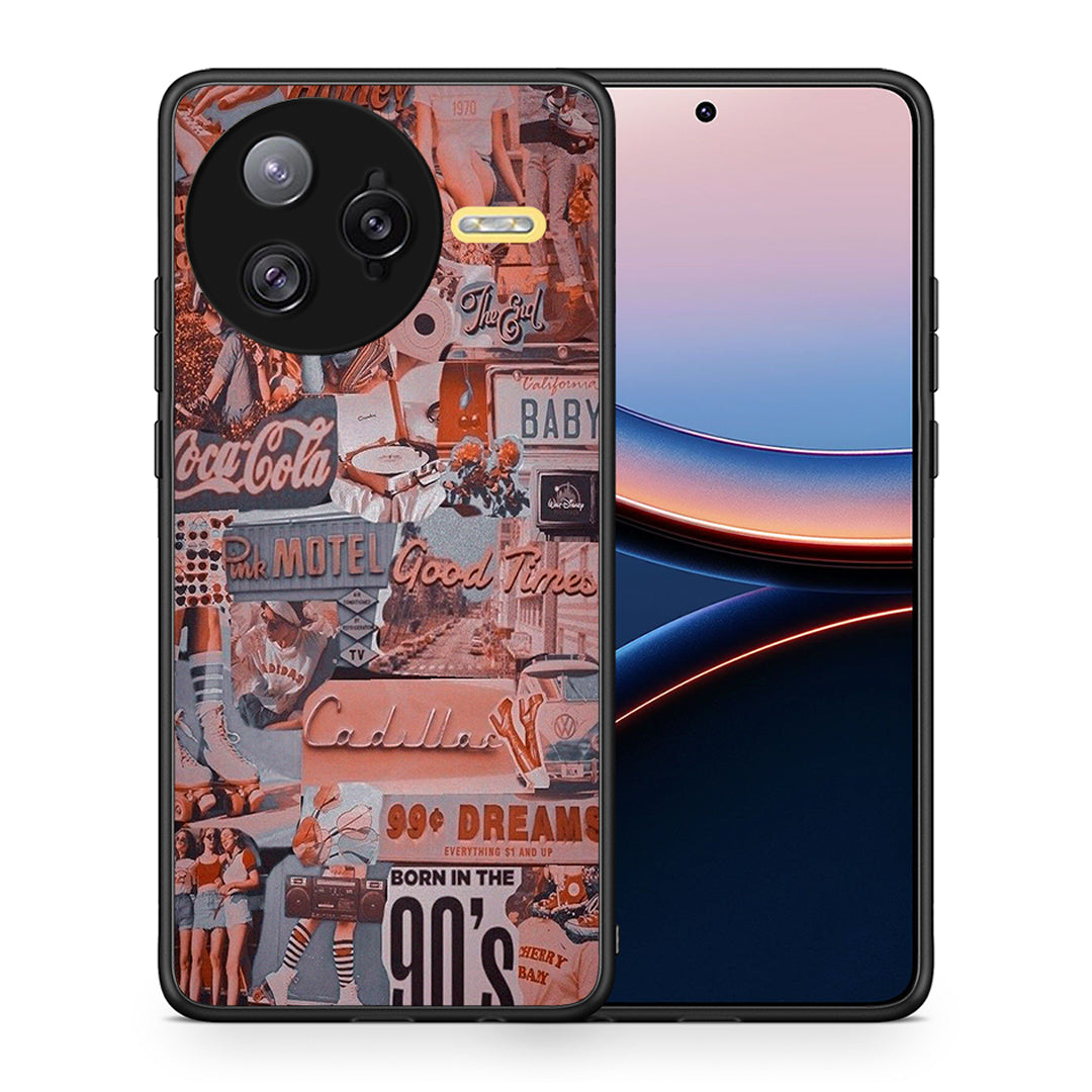 Θήκη Xiaomi Poco F7 Ultra Born In 90s από τη Smartfits με σχέδιο στο πίσω μέρος και μαύρο περίβλημα | Xiaomi Poco F7 Ultra Born In 90s case with colorful back and black bezels