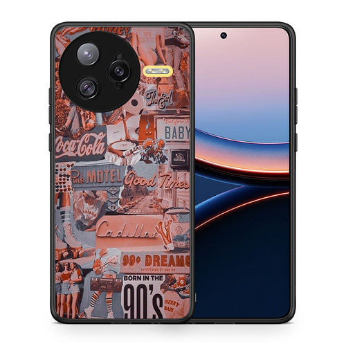 Θήκη Xiaomi Poco F7 Ultra Born In 90s από τη Smartfits με σχέδιο στο πίσω μέρος και μαύρο περίβλημα | Xiaomi Poco F7 Ultra Born In 90s case with colorful back and black bezels