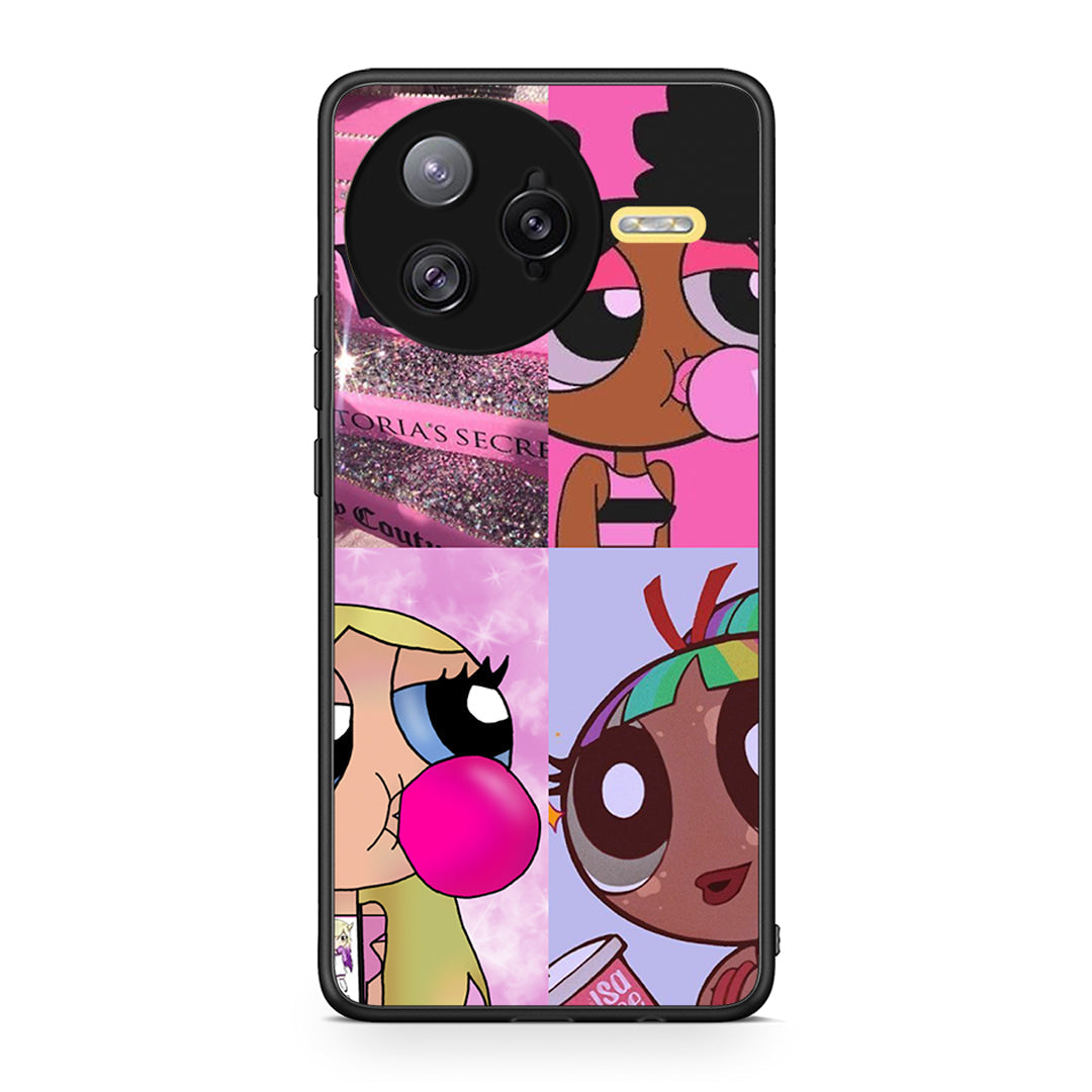 Xiaomi Poco F7 Ultra Bubble Girls Θήκη Αγίου Βαλεντίνου από τη Smartfits με σχέδιο στο πίσω μέρος και μαύρο περίβλημα | Smartphone case with colorful back and black bezels by Smartfits