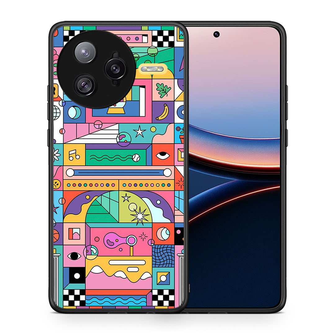 Θήκη Xiaomi Poco F7 Ultra Bubbles Soap από τη Smartfits με σχέδιο στο πίσω μέρος και μαύρο περίβλημα | Xiaomi Poco F7 Ultra Bubbles Soap case with colorful back and black bezels