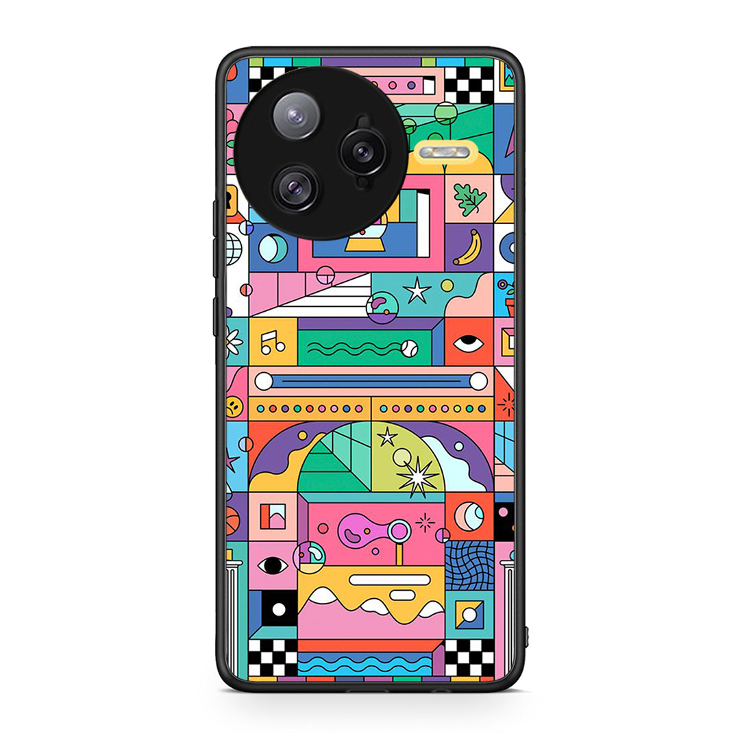 Xiaomi Poco F7 Ultra Bubbles Soap θήκη από τη Smartfits με σχέδιο στο πίσω μέρος και μαύρο περίβλημα | Smartphone case with colorful back and black bezels by Smartfits