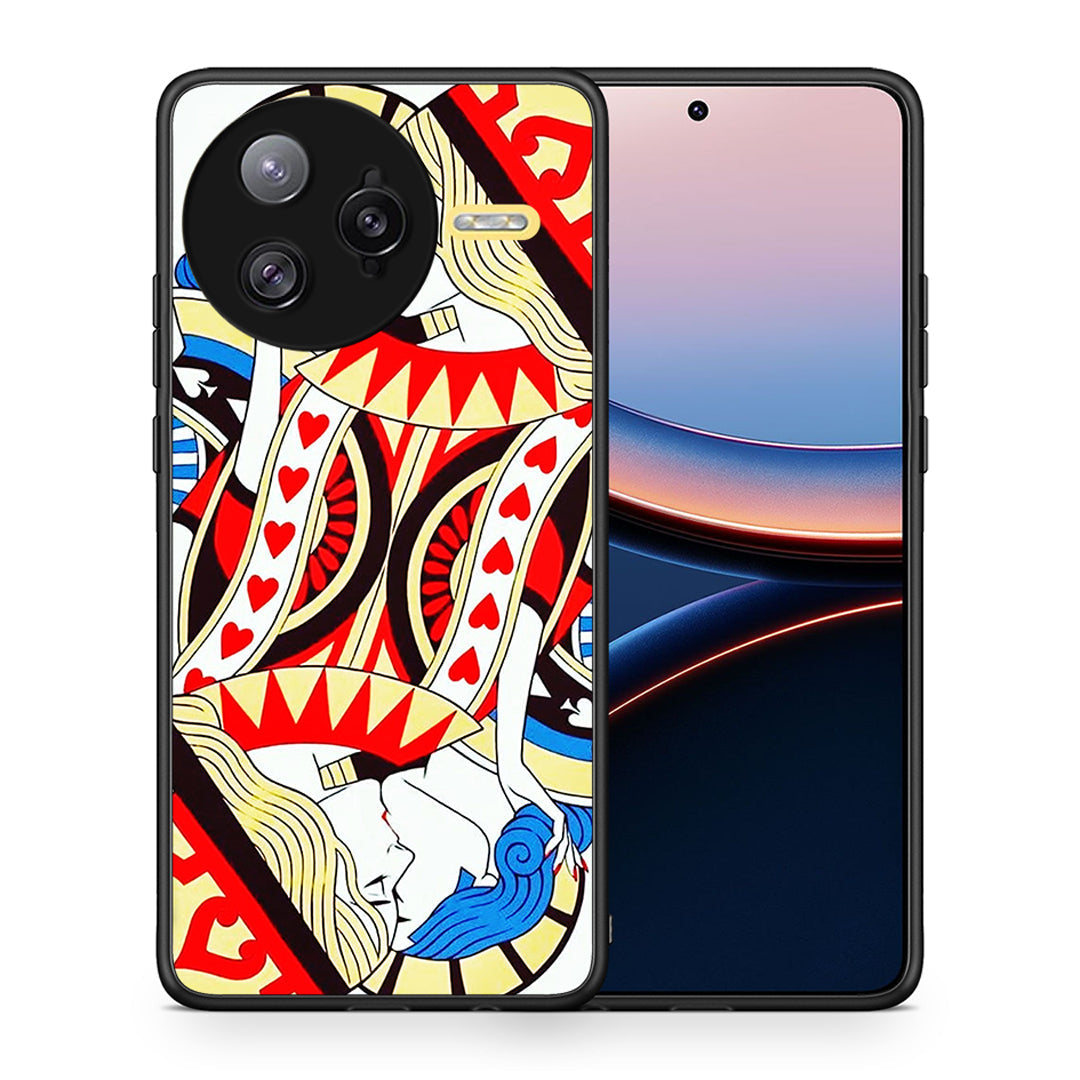 Θήκη Xiaomi Poco F7 Ultra Card Love από τη Smartfits με σχέδιο στο πίσω μέρος και μαύρο περίβλημα | Xiaomi Poco F7 Ultra Card Love case with colorful back and black bezels