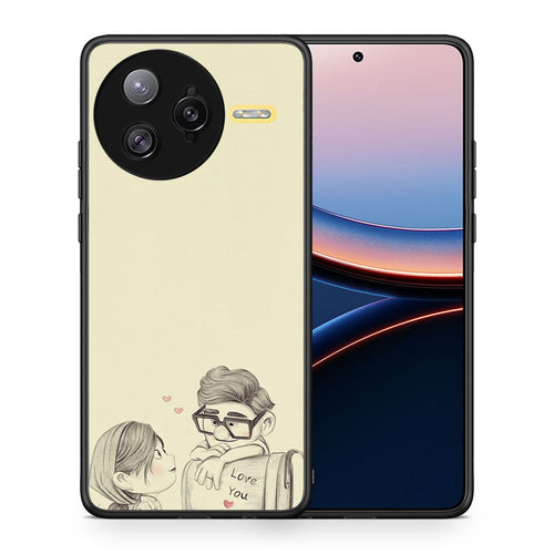 Θήκη Xiaomi Poco F7 Ultra Carl And Ellie από τη Smartfits με σχέδιο στο πίσω μέρος και μαύρο περίβλημα | Xiaomi Poco F7 Ultra Carl And Ellie case with colorful back and black bezels