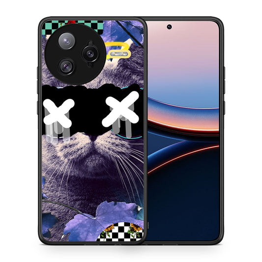Θήκη Xiaomi Poco F7 Ultra Cat Collage από τη Smartfits με σχέδιο στο πίσω μέρος και μαύρο περίβλημα | Xiaomi Poco F7 Ultra Cat Collage case with colorful back and black bezels