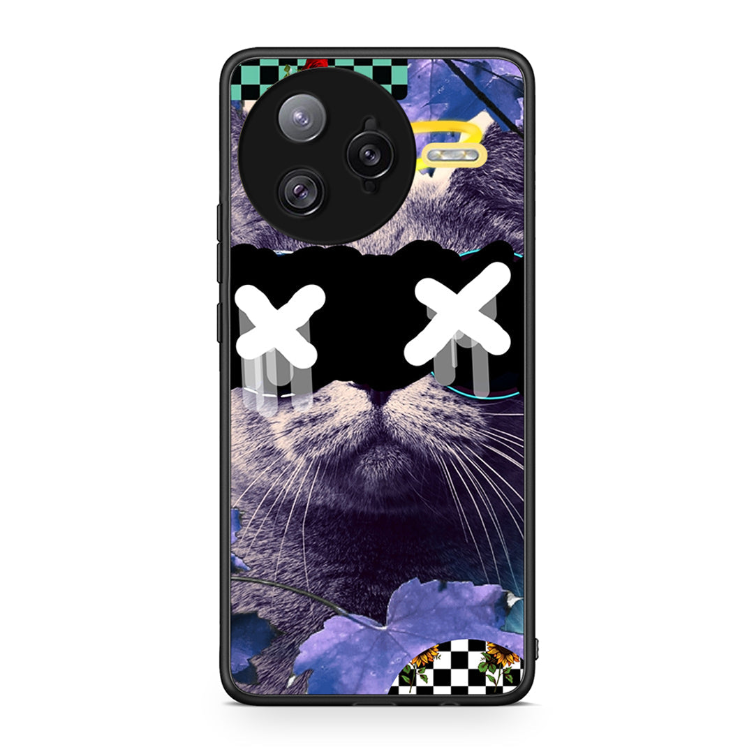 Xiaomi Poco F7 Ultra Cat Collage θήκη από τη Smartfits με σχέδιο στο πίσω μέρος και μαύρο περίβλημα | Smartphone case with colorful back and black bezels by Smartfits