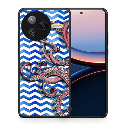 Θήκη Xiaomi Poco F7 Ultra Chevron Devilfish από τη Smartfits με σχέδιο στο πίσω μέρος και μαύρο περίβλημα | Xiaomi Poco F7 Ultra Chevron Devilfish case with colorful back and black bezels
