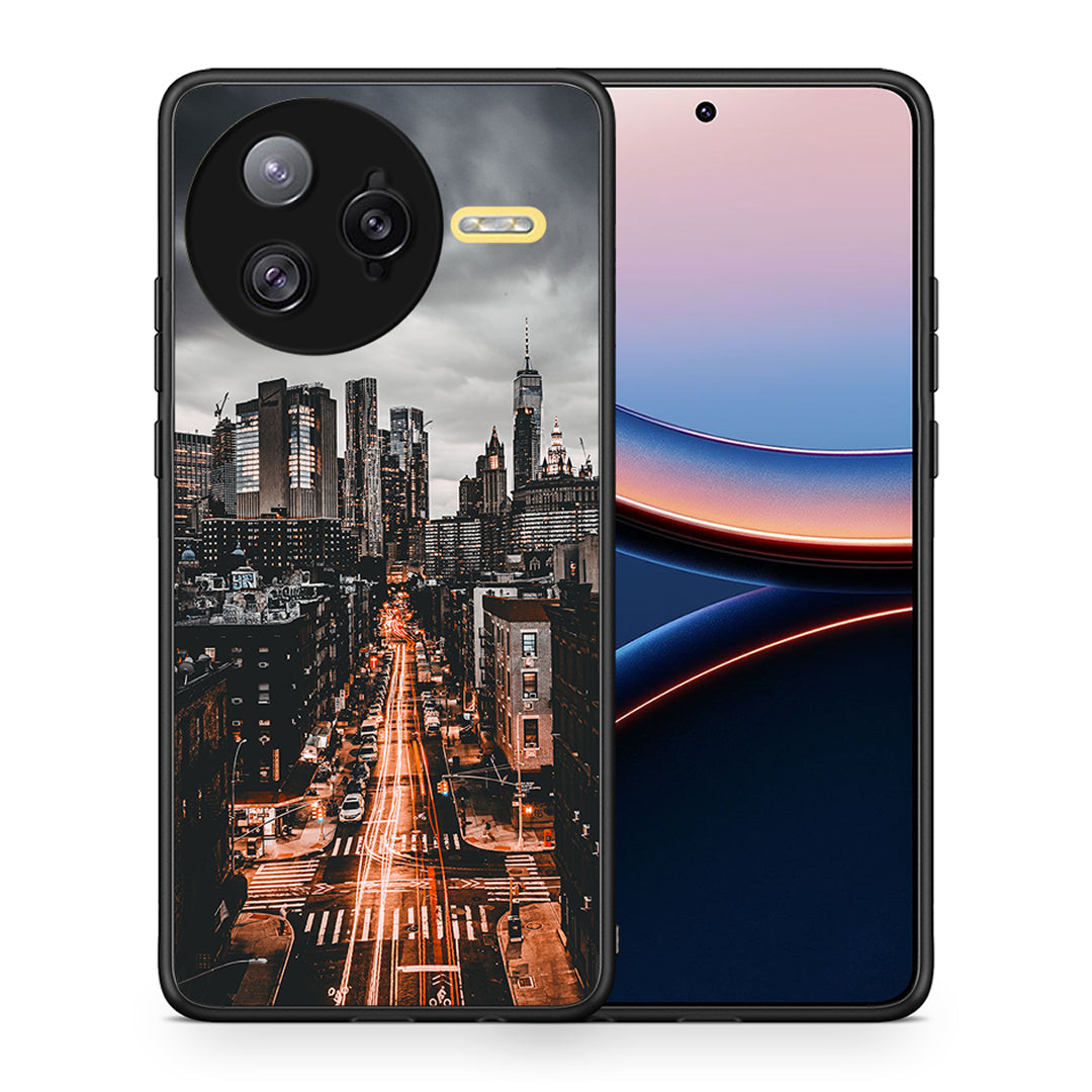 Θήκη Xiaomi Poco F7 Ultra City Lights από τη Smartfits με σχέδιο στο πίσω μέρος και μαύρο περίβλημα | Xiaomi Poco F7 Ultra City Lights case with colorful back and black bezels