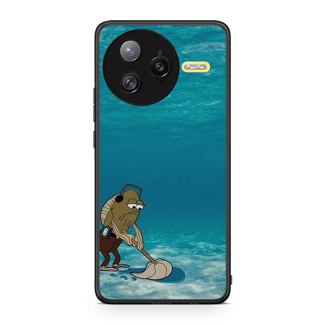 Xiaomi Poco F7 Ultra Clean The Ocean Θήκη από τη Smartfits με σχέδιο στο πίσω μέρος και μαύρο περίβλημα | Smartphone case with colorful back and black bezels by Smartfits