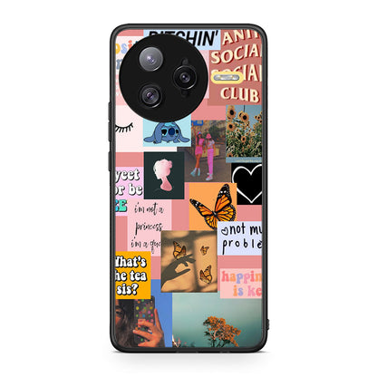 Xiaomi Poco F7 Ultra Collage Bitchin Θήκη Αγίου Βαλεντίνου από τη Smartfits με σχέδιο στο πίσω μέρος και μαύρο περίβλημα | Smartphone case with colorful back and black bezels by Smartfits