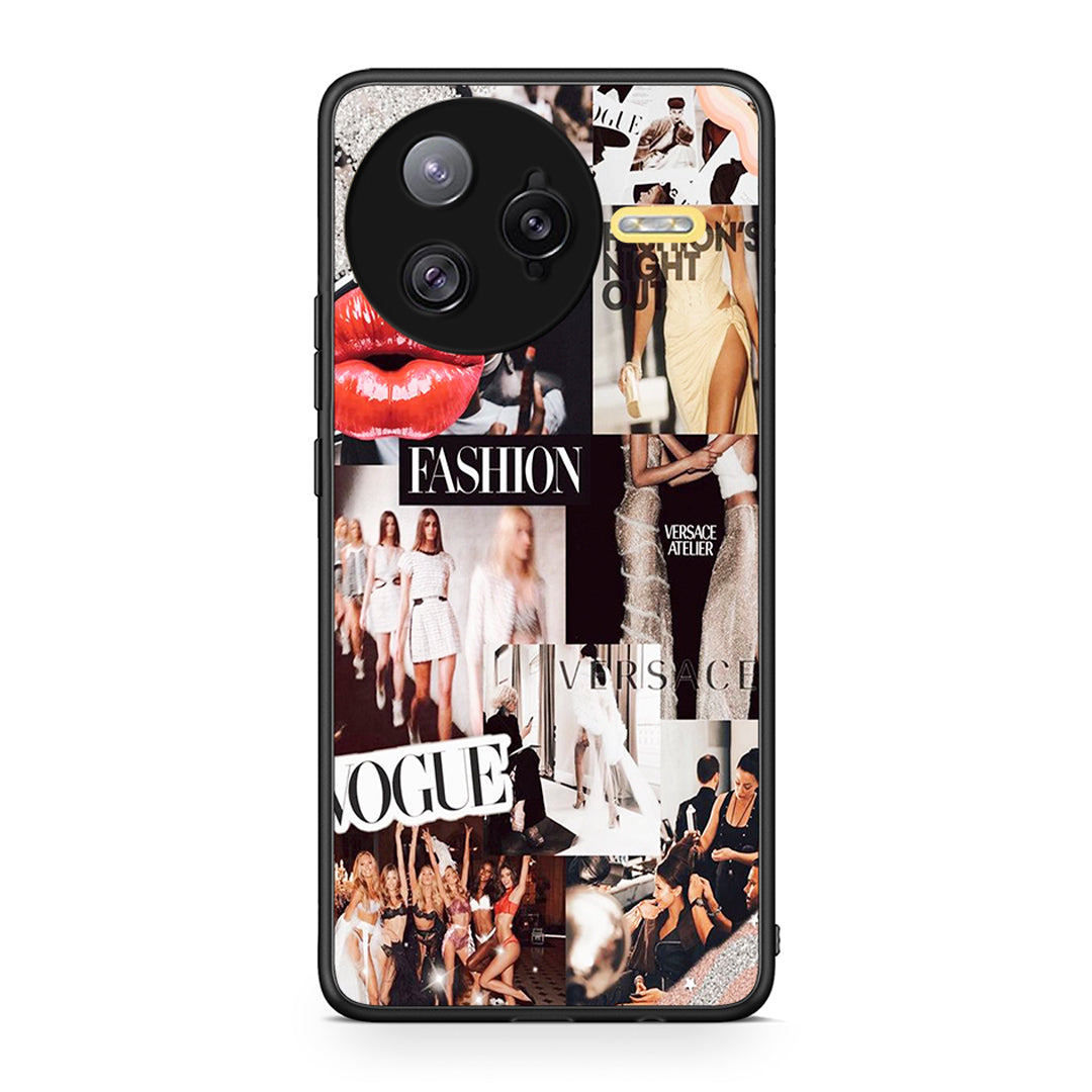 Xiaomi Poco F7 Ultra Collage Fashion Θήκη Αγίου Βαλεντίνου από τη Smartfits με σχέδιο στο πίσω μέρος και μαύρο περίβλημα | Smartphone case with colorful back and black bezels by Smartfits