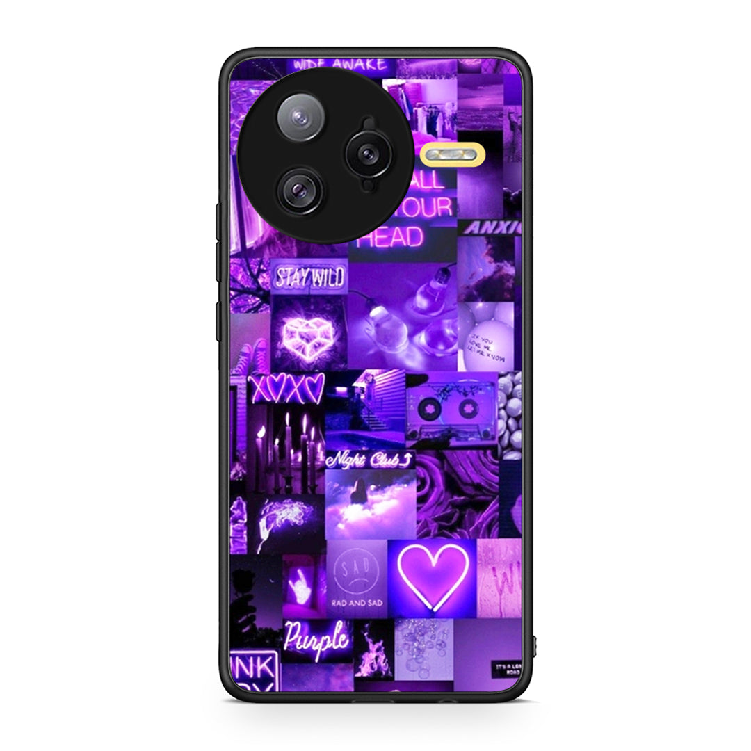 Xiaomi Poco F7 Ultra Collage Stay Wild Θήκη Αγίου Βαλεντίνου από τη Smartfits με σχέδιο στο πίσω μέρος και μαύρο περίβλημα | Smartphone case with colorful back and black bezels by Smartfits