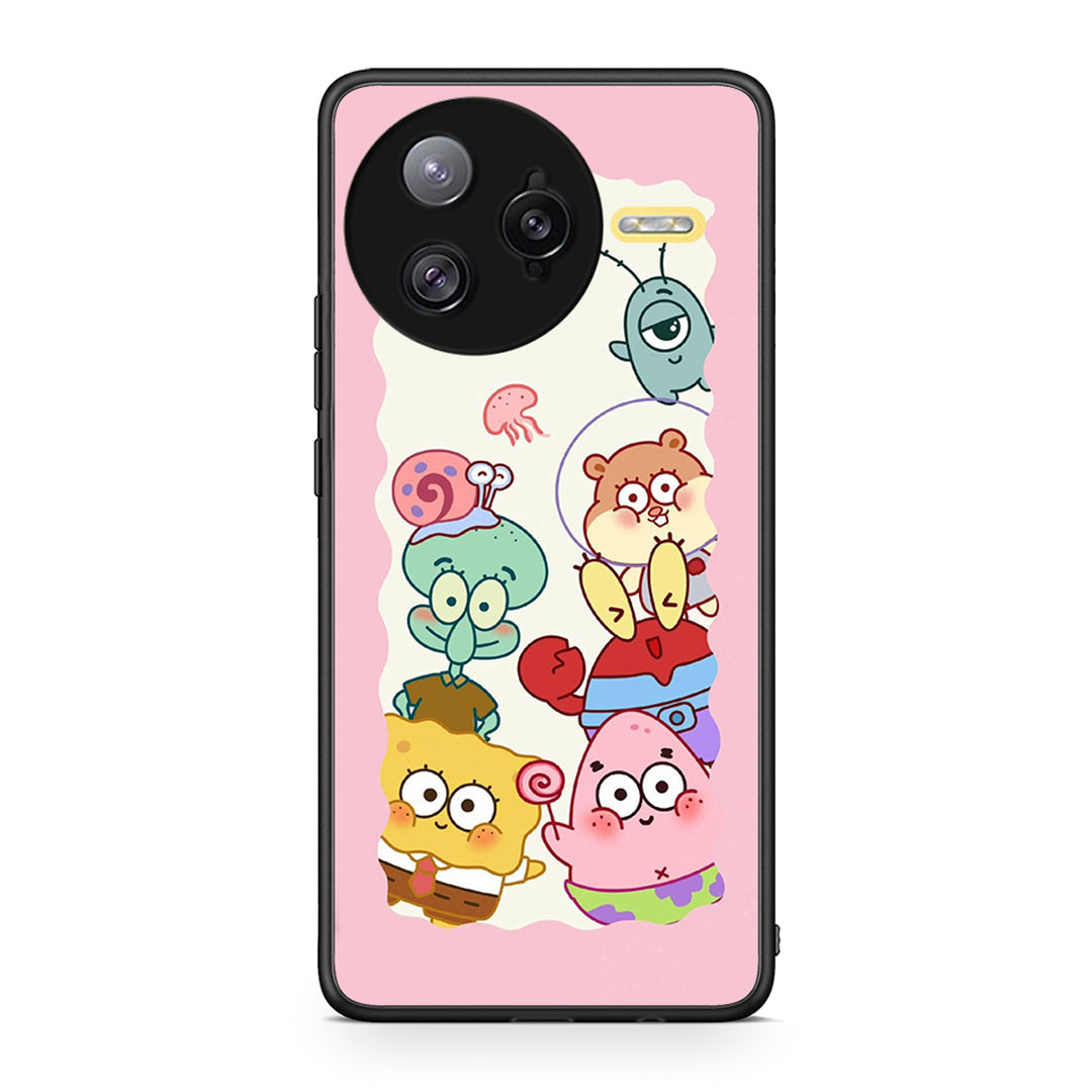 Xiaomi Poco F7 Ultra Cute Companion θήκη από τη Smartfits με σχέδιο στο πίσω μέρος και μαύρο περίβλημα | Smartphone case with colorful back and black bezels by Smartfits