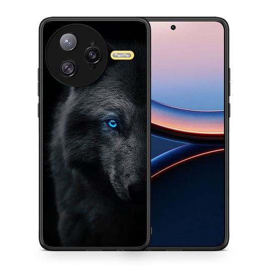 Θήκη Xiaomi Poco F7 Ultra Dark Wolf από τη Smartfits με σχέδιο στο πίσω μέρος και μαύρο περίβλημα | Xiaomi Poco F7 Ultra Dark Wolf case with colorful back and black bezels