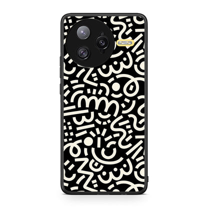 Xiaomi Poco F7 Ultra Doodle Art Θήκη από τη Smartfits με σχέδιο στο πίσω μέρος και μαύρο περίβλημα | Smartphone case with colorful back and black bezels by Smartfits