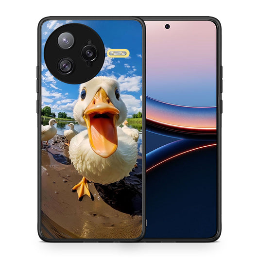 Θήκη Xiaomi Poco F7 Ultra Duck Face από τη Smartfits με σχέδιο στο πίσω μέρος και μαύρο περίβλημα | Xiaomi Poco F7 Ultra Duck Face case with colorful back and black bezels