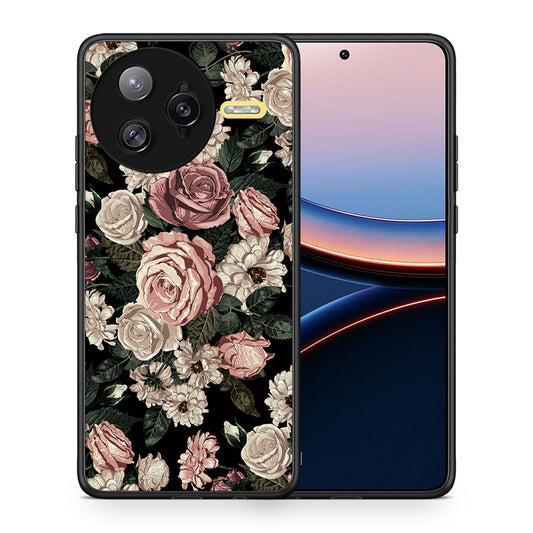 Θήκη Xiaomi Poco F7 Ultra Wild Roses Flower από τη Smartfits με σχέδιο στο πίσω μέρος και μαύρο περίβλημα | Xiaomi Poco F7 Ultra Wild Roses Flower case with colorful back and black bezels