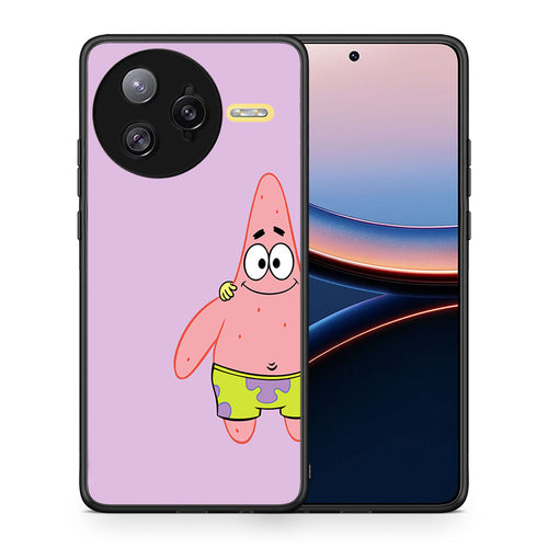 Θήκη Xiaomi Poco F7 Ultra Friends Patrick από τη Smartfits με σχέδιο στο πίσω μέρος και μαύρο περίβλημα | Xiaomi Poco F7 Ultra Friends Patrick case with colorful back and black bezels