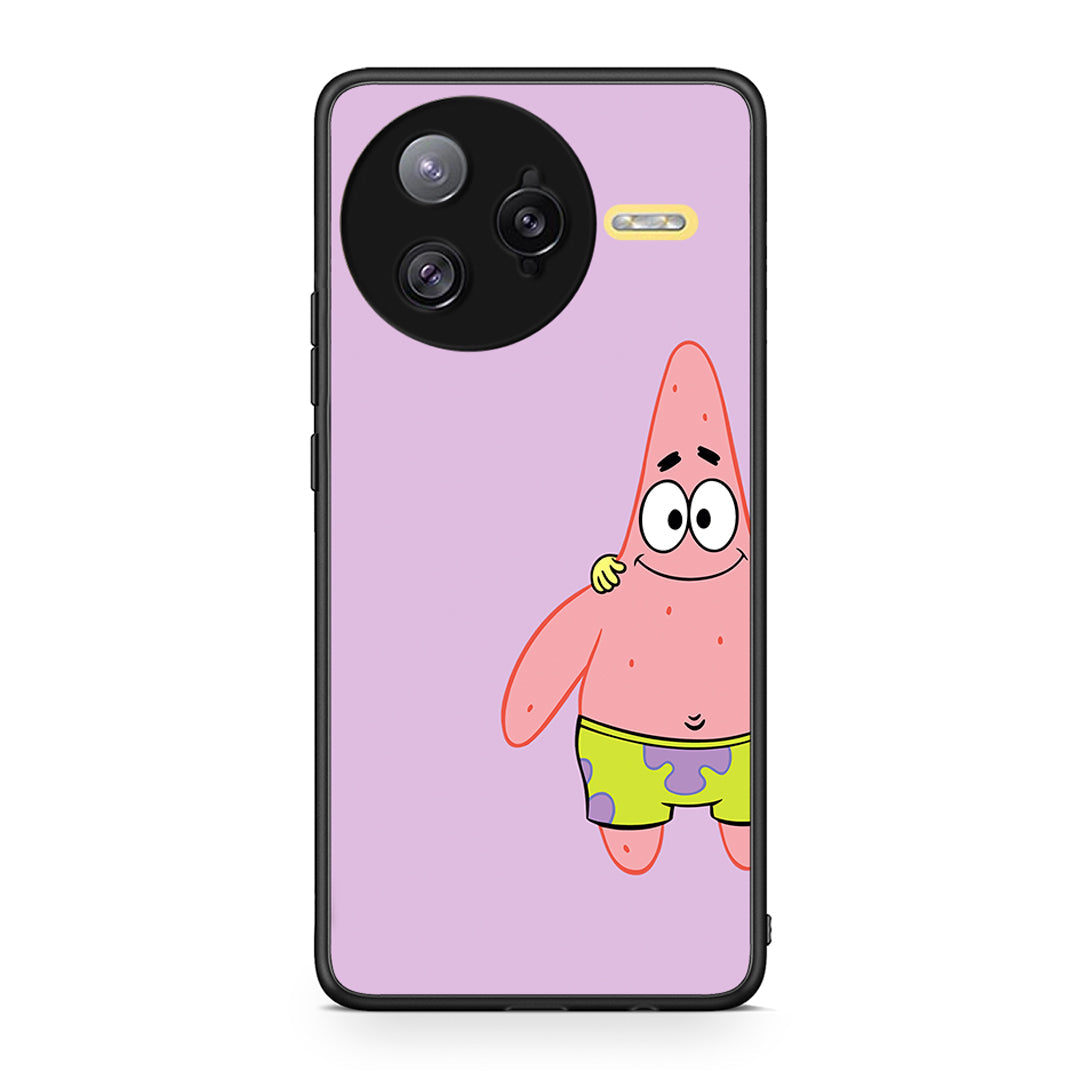 Xiaomi Poco F7 Ultra Friends Patrick θήκη από τη Smartfits με σχέδιο στο πίσω μέρος και μαύρο περίβλημα | Smartphone case with colorful back and black bezels by Smartfits