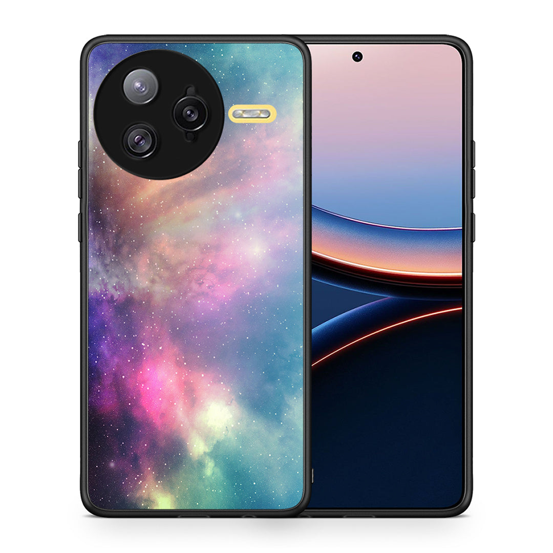 Θήκη Xiaomi Poco F7 Ultra Rainbow Galaxy από τη Smartfits με σχέδιο στο πίσω μέρος και μαύρο περίβλημα | Xiaomi Poco F7 Ultra Rainbow Galaxy case with colorful back and black bezels